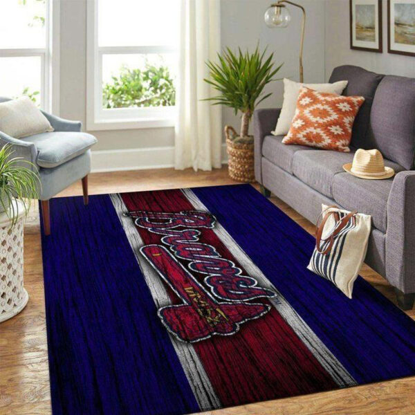 Atlanta Braves Rug Living Room Carpet Regtangle Carpet Floor Decor