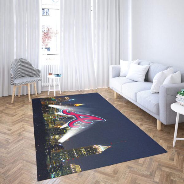 Atlanta Braves Rug Living Room Carpet Regtangle Carpet Floor Decor