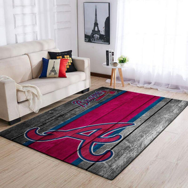Atlanta Braves Rug Living Room Carpet Regtangle Carpet Floor Decor