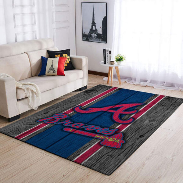 Atlanta Braves Rug Living Room Carpet Regtangle Carpet Floor Decor