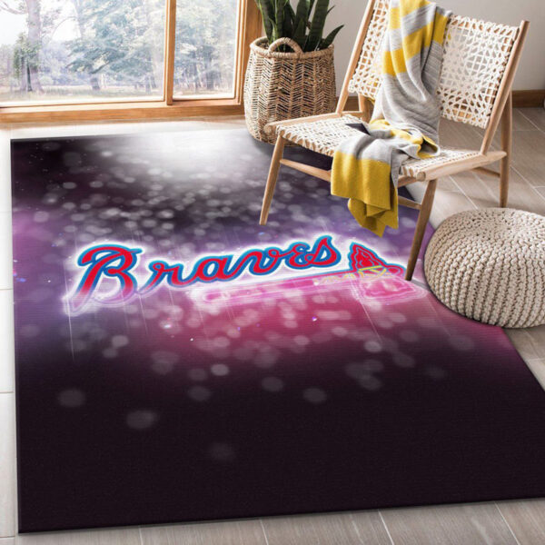 Atlanta Braves Rug Living Room Carpet Regtangle Carpet Floor Decor