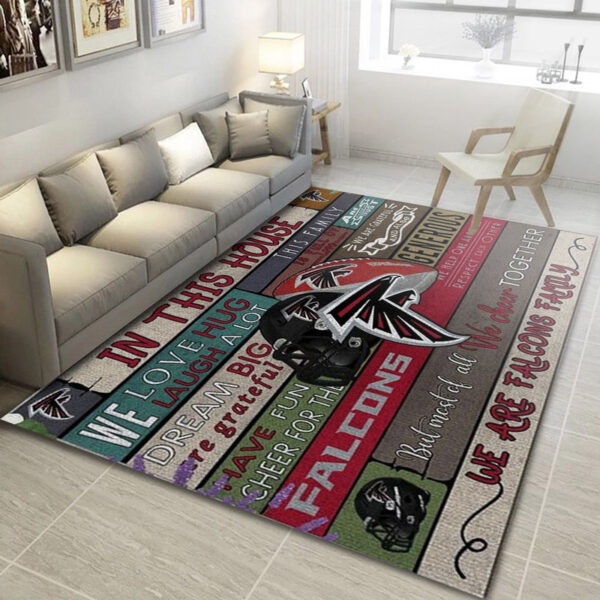 Atlanta Falcons Rug Living Room Rug Floor Rug Regtangle Carpet