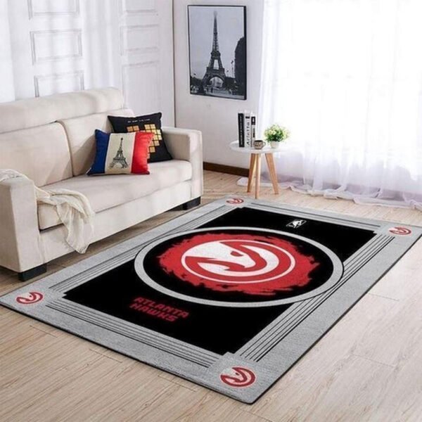 Atlanta Hawks Rug Living Room Carpet Regtangle Carpet Floor Decor