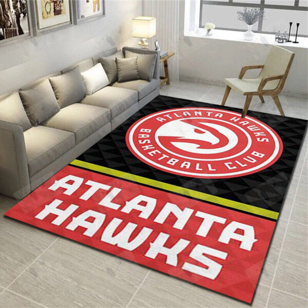 Atlanta Hawks Rug Living Room Carpet Regtangle Carpet Floor Decor