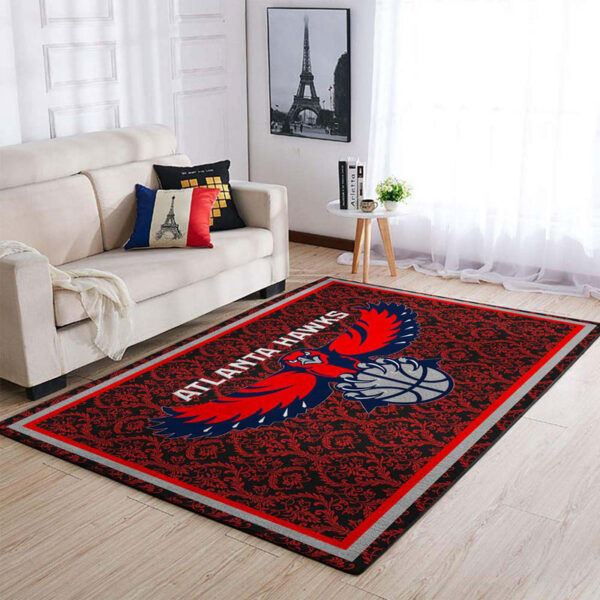 Atlanta Hawks Rug Living Room Carpet Regtangle Carpet Floor Decor