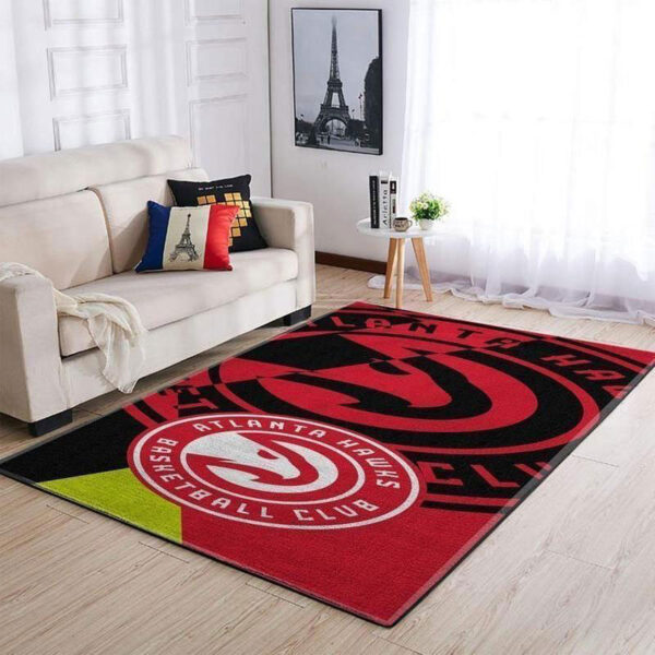 Atlanta Hawks Rug Living Room Carpet Regtangle Carpet Floor Decor