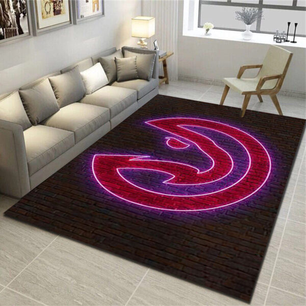 Atlanta Hawks Rug Living Room Carpet Regtangle Carpet Floor Decor