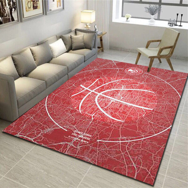 Atlanta Hawks Rug Living Room Carpet Regtangle Carpet Floor Decor
