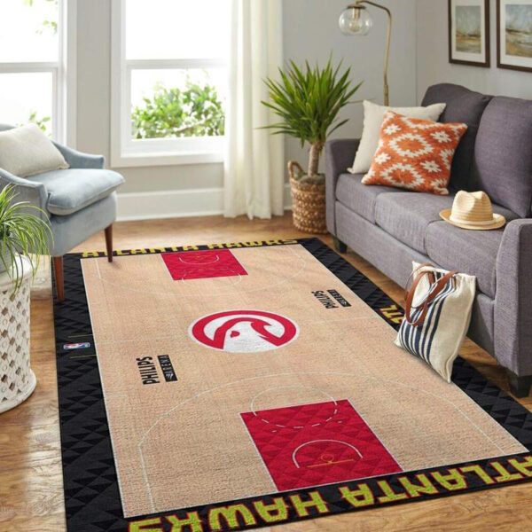 Atlanta Hawks Rug Living Room Carpet Regtangle Carpet Floor Decor