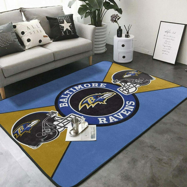Baltimore Ravens Area Rug Bathroom Rug Floor Rug Regtangle Carpet