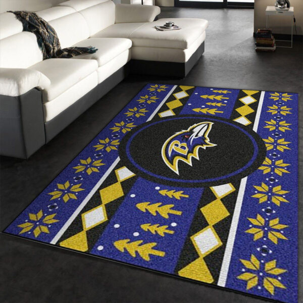 Baltimore Ravens Area Rug Bathroom Rug Floor Rug Regtangle Carpet