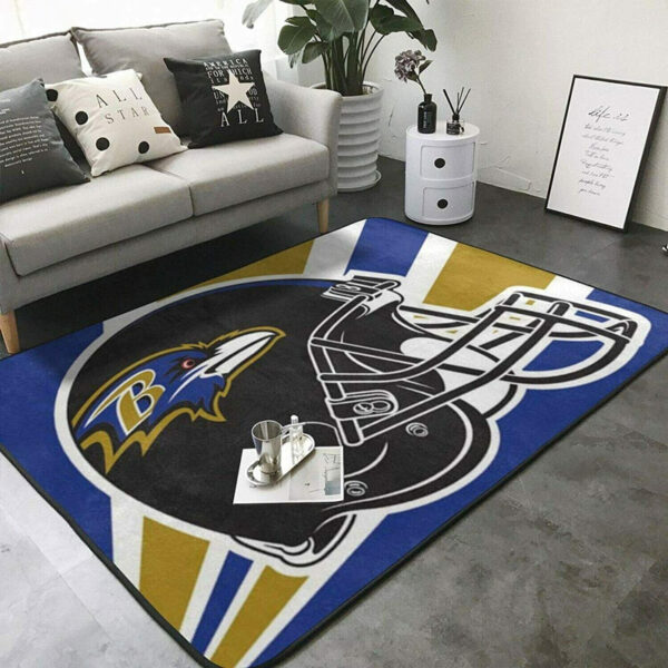 Baltimore Ravens Area Rug Bathroom Rug Floor Rug Regtangle Carpet