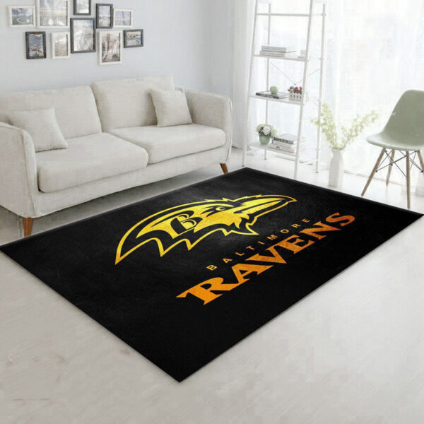 Baltimore Ravens Area Rug Living Room Rug Floor Rug Regtangle Carpet