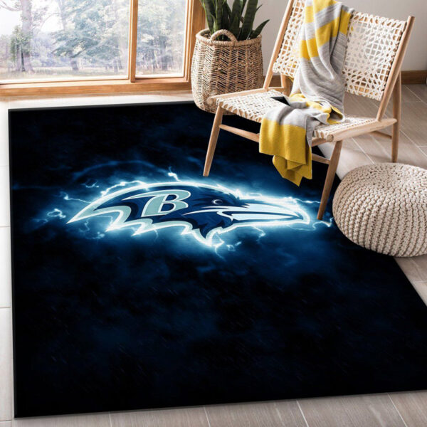 Baltimore Ravens Area Rug Living Room Rug Floor Rug Regtangle Carpet