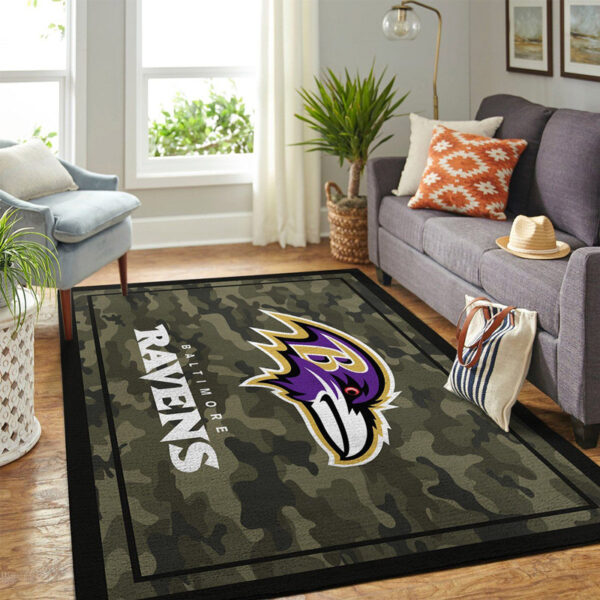 Baltimore Ravens Carpet Bathroom Rug Floor Rug Regtangle Carpet
