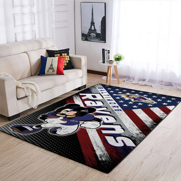 Baltimore Ravens Carpet Bathroom Rug Floor Rug Regtangle Carpet