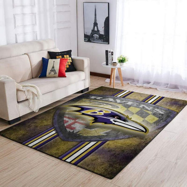 Baltimore Ravens Rug Bathroom Rug Floor Rug Regtangle Carpet