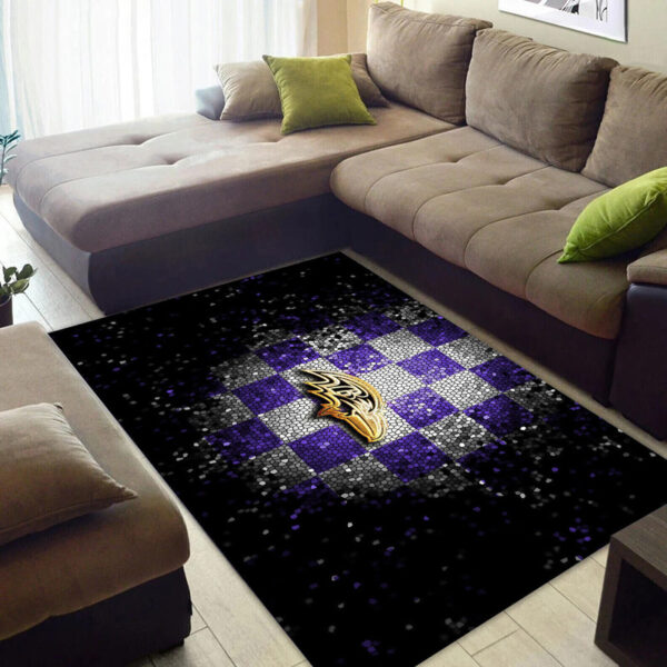 Baltimore Ravens Rug Bathroom Rug Floor Rug Regtangle Carpet