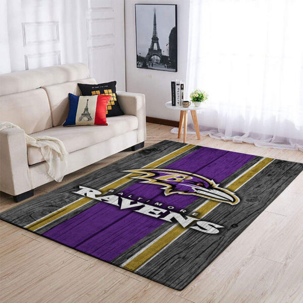 Baltimore Ravens Rug Living Room Rug Floor Rug Regtangle Carpet