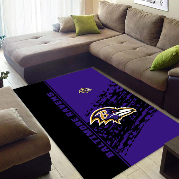 Baltimore Ravens Rugs Living Room Rug Floor Rug Regtangle Carpet