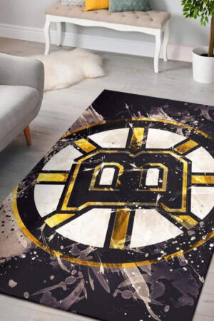 Boston Bruins Rug Living Room Carpet Regtangle Carpet Floor Decor