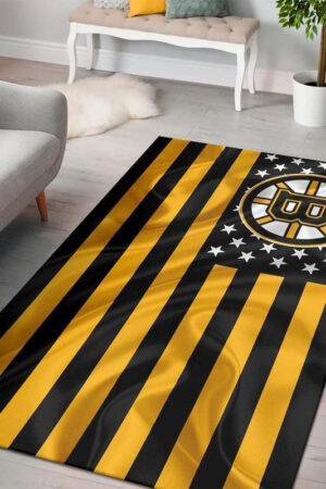 Boston Bruins Rug Living Room Carpet Regtangle Carpet Floor Decor
