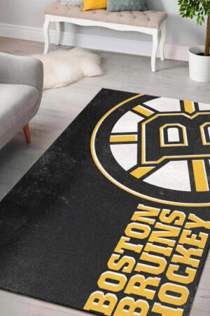 Boston Bruins Rug Living Room Carpet Regtangle Carpet Floor Decor