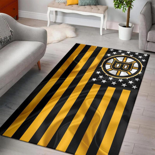 Boston Bruins Rug Living Room Carpet Regtangle Carpet Floor Decor