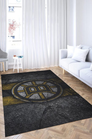 Boston Bruins Rug Living Room Carpet Regtangle Carpet Floor Decor