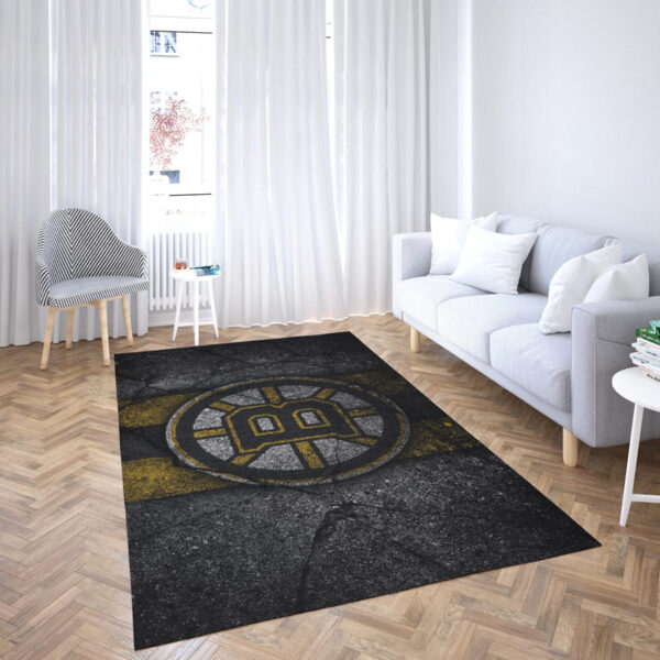 Boston Bruins Rug Living Room Carpet Regtangle Carpet Floor Decor