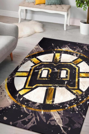 Boston Bruins Rug Living Room Carpet Regtangle Carpet Floor Decor