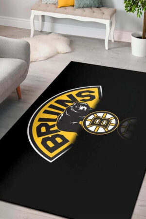 Boston Bruins Rug Living Room Carpet Regtangle Carpet Floor Decor