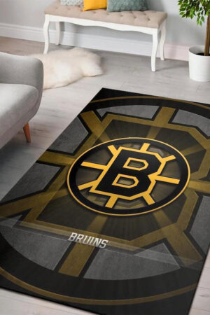 Boston Bruins Rug Living Room Carpet Regtangle Carpet Floor Decor