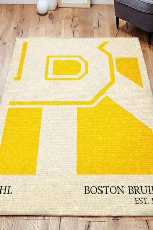 Boston Bruins Rug Living Room Carpet Regtangle Carpet Floor Decor