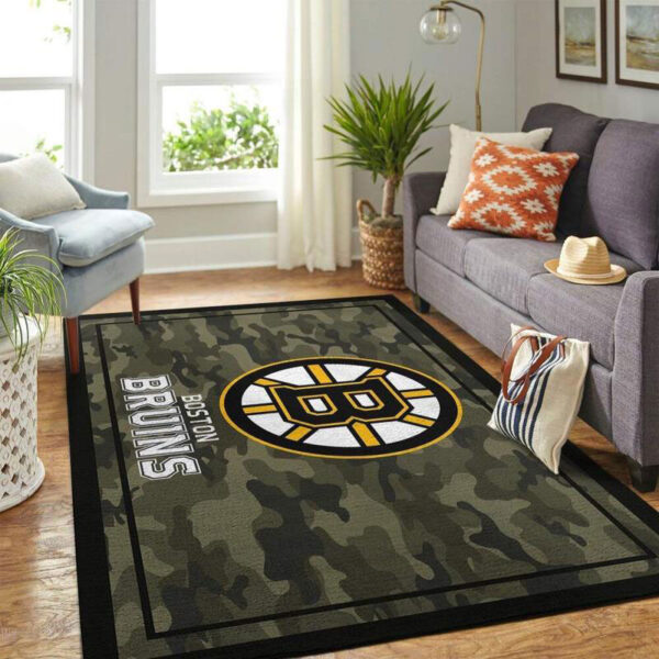 Boston Bruins Rug Living Room Carpet Regtangle Carpet Floor Decor