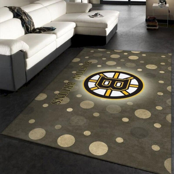 Boston Bruins Rug Living Room Carpet Regtangle Carpet Floor Decor