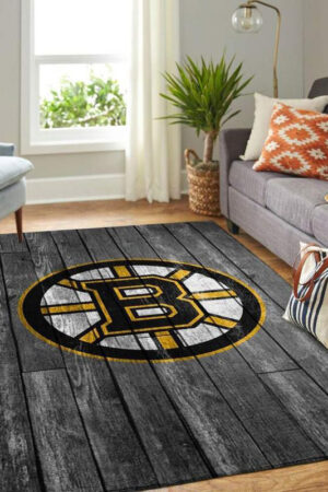 Boston Bruins Rug Living Room Carpet Regtangle Carpet Floor Decor