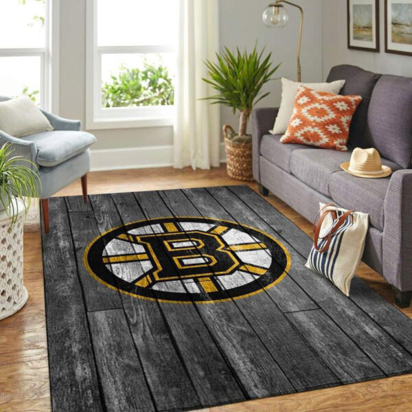 Boston Bruins Rug Living Room Carpet Regtangle Carpet Floor Decor