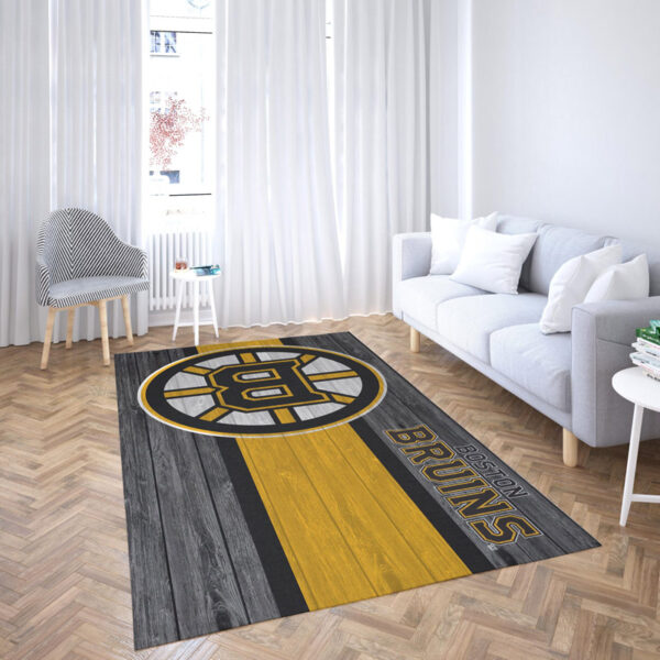 Boston Bruins Rug Living Room Carpet Regtangle Carpet Floor Decor
