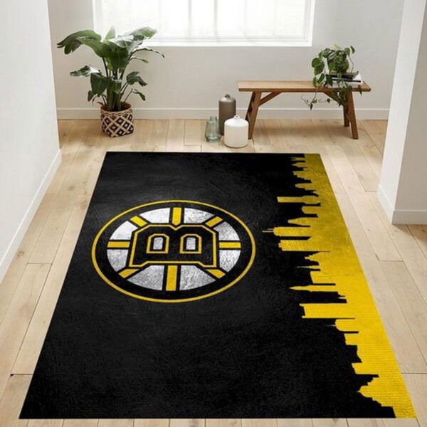 Boston Bruins Rug Living Room Carpet Regtangle Carpet Floor Decor