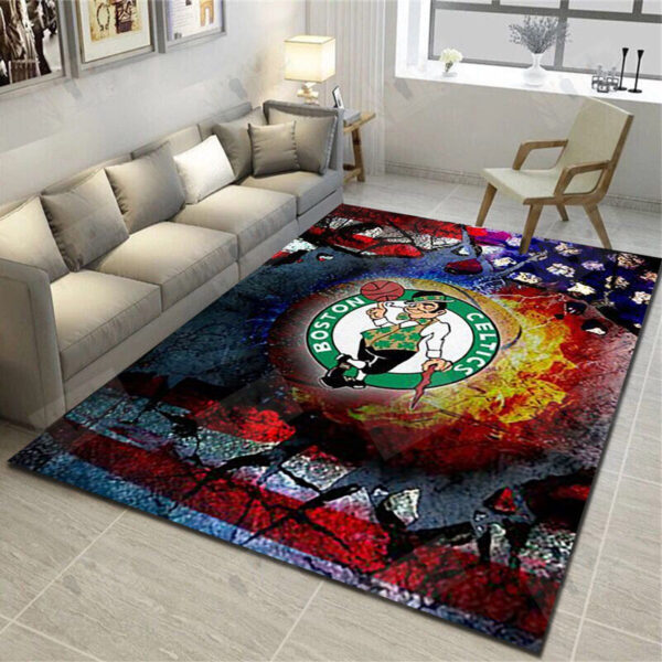 Boston Celtics Rug Living Room Carpet Regtangle Carpet Floor Decor