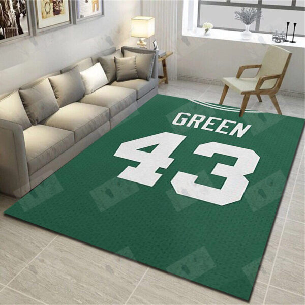 Boston Celtics Rug Living Room Carpet Regtangle Carpet Floor Decor