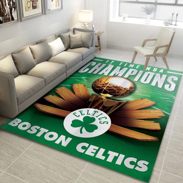 Boston Celtics Rug Living Room Carpet Regtangle Carpet Floor Decor