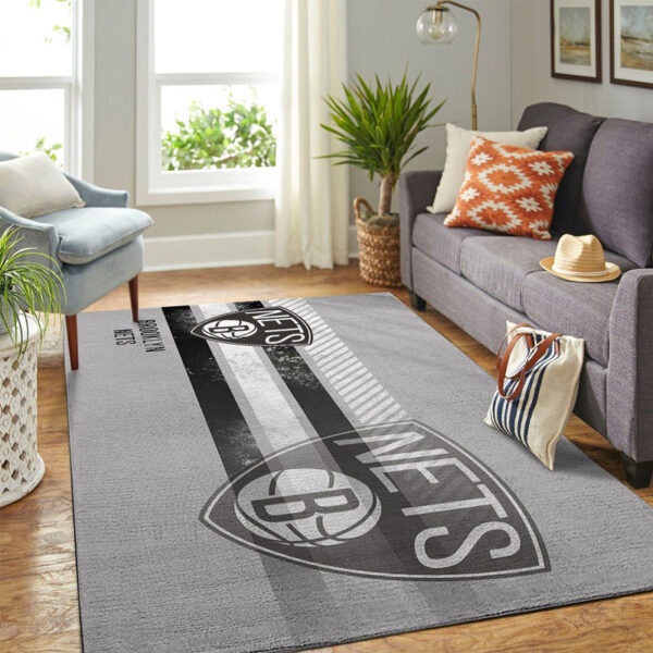 Brooklyn Nets Rug Living Room Carpet Regtangle Carpet Floor Decor