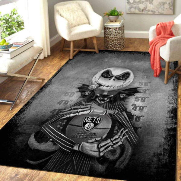 Brooklyn Nets Rug Living Room Carpet Regtangle Carpet Floor Decor