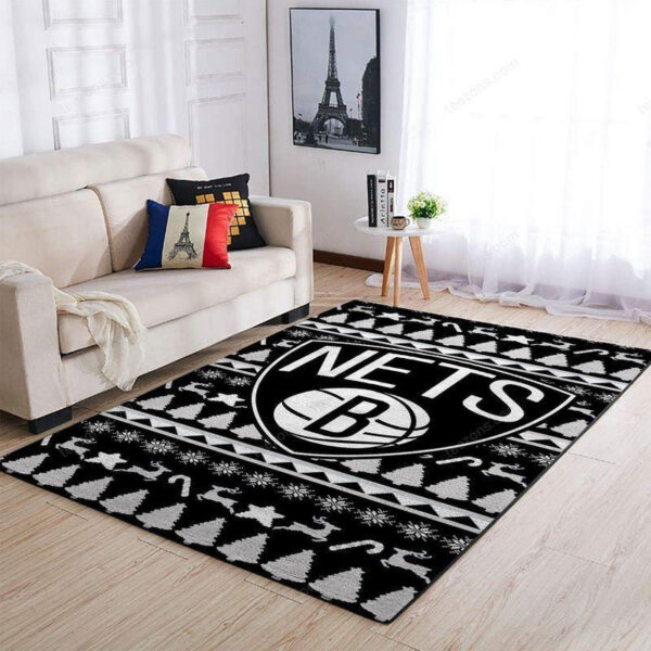 Brooklyn Nets Rug Living Room Carpet Regtangle Carpet Floor Decor