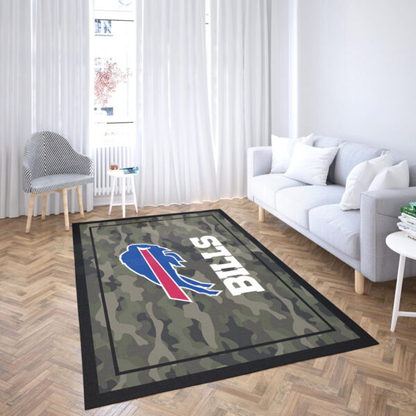 Buffalo Bills Area Rug Bath Rug Floor Rug Regtangle Carpet