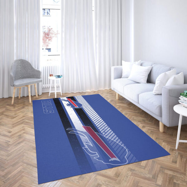 Buffalo Bills Area Rug Bath Rug Floor Rug Regtangle Carpet