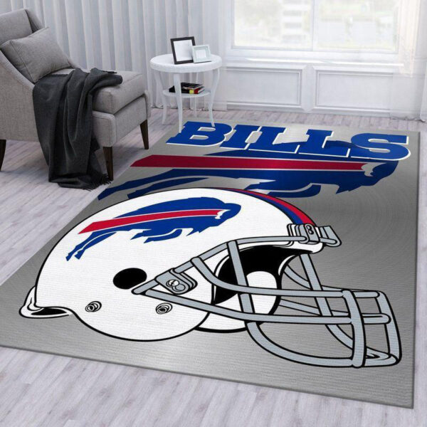 Buffalo Bills Area Rug Living Room Rug Floor Rug Regtangle Carpet