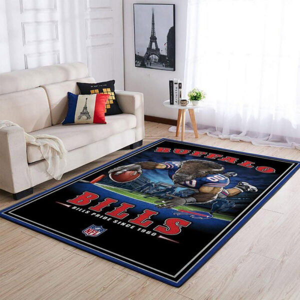 Buffalo Bills Carpet Bath Rug Floor Rug Regtangle Carpet